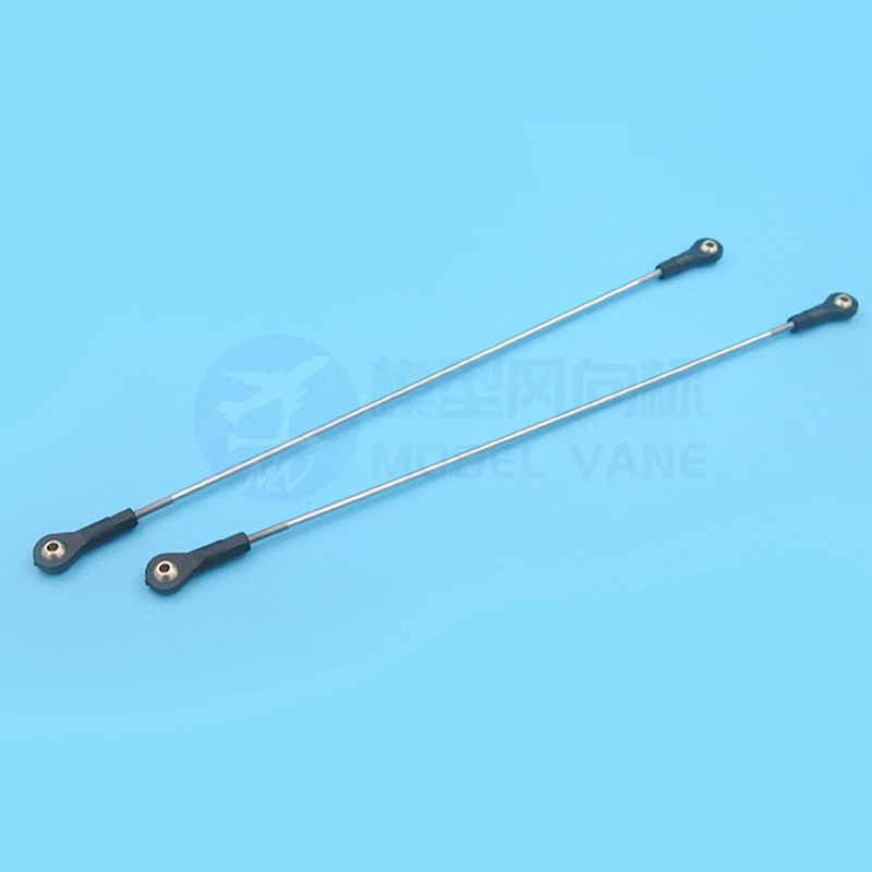 M2*L100-300mm Ball Head Buckle Stainless Steel Pull Rod Clevis Chuck Assembly Model Boat Servo Connection Part Tie Rod Link Rod