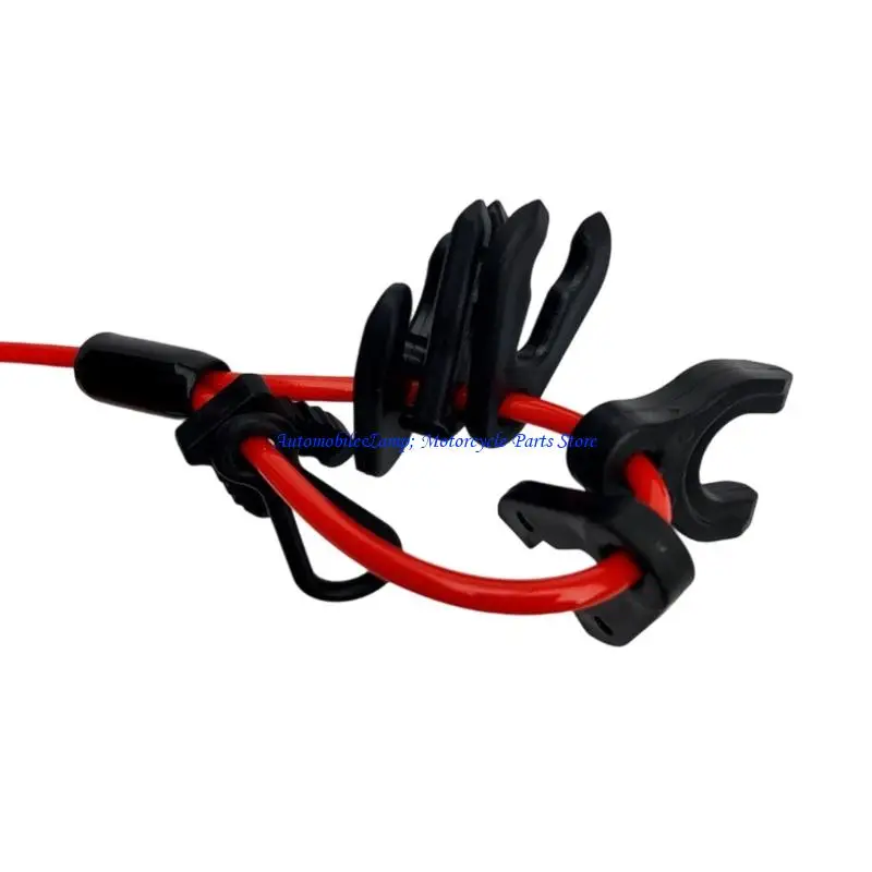 H7BD Marine Grade Engine Shutoff Lanyard Featuring Keys Locks Mechanism Easy Installation Universal Fit