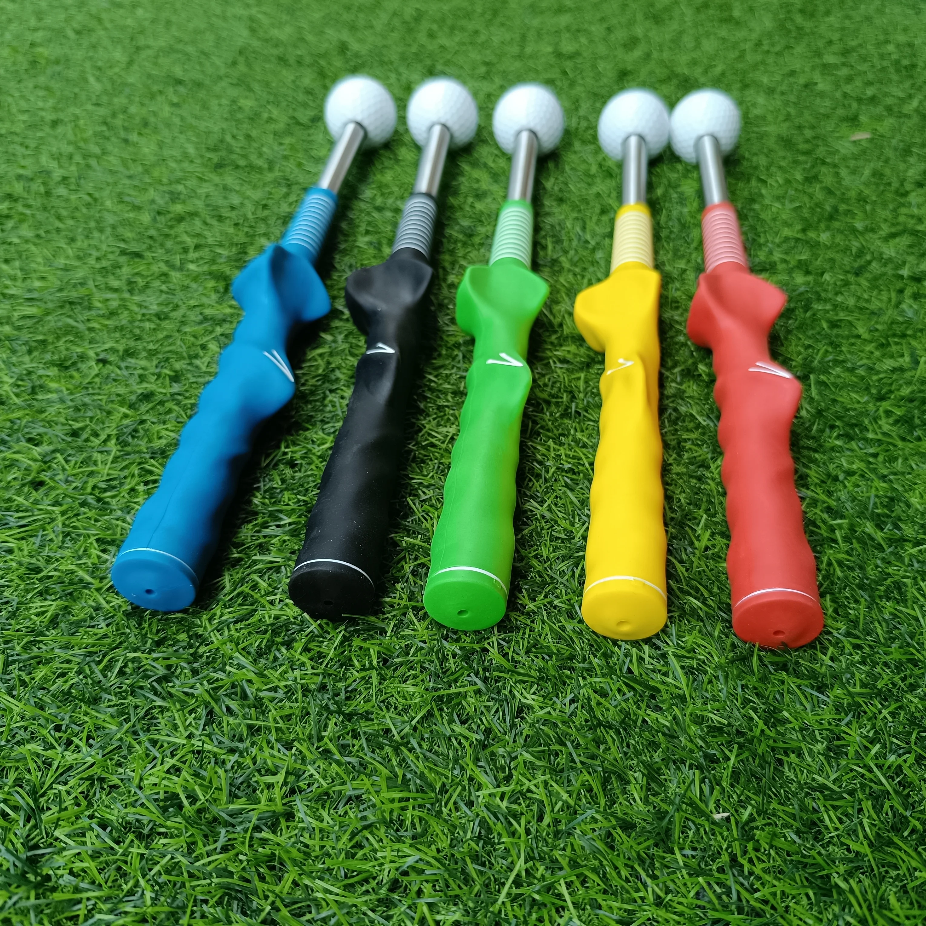 Retractable Golf Swing Training Aids Telescopic Golf Grip Trainer for Warm Up and Tempo Training