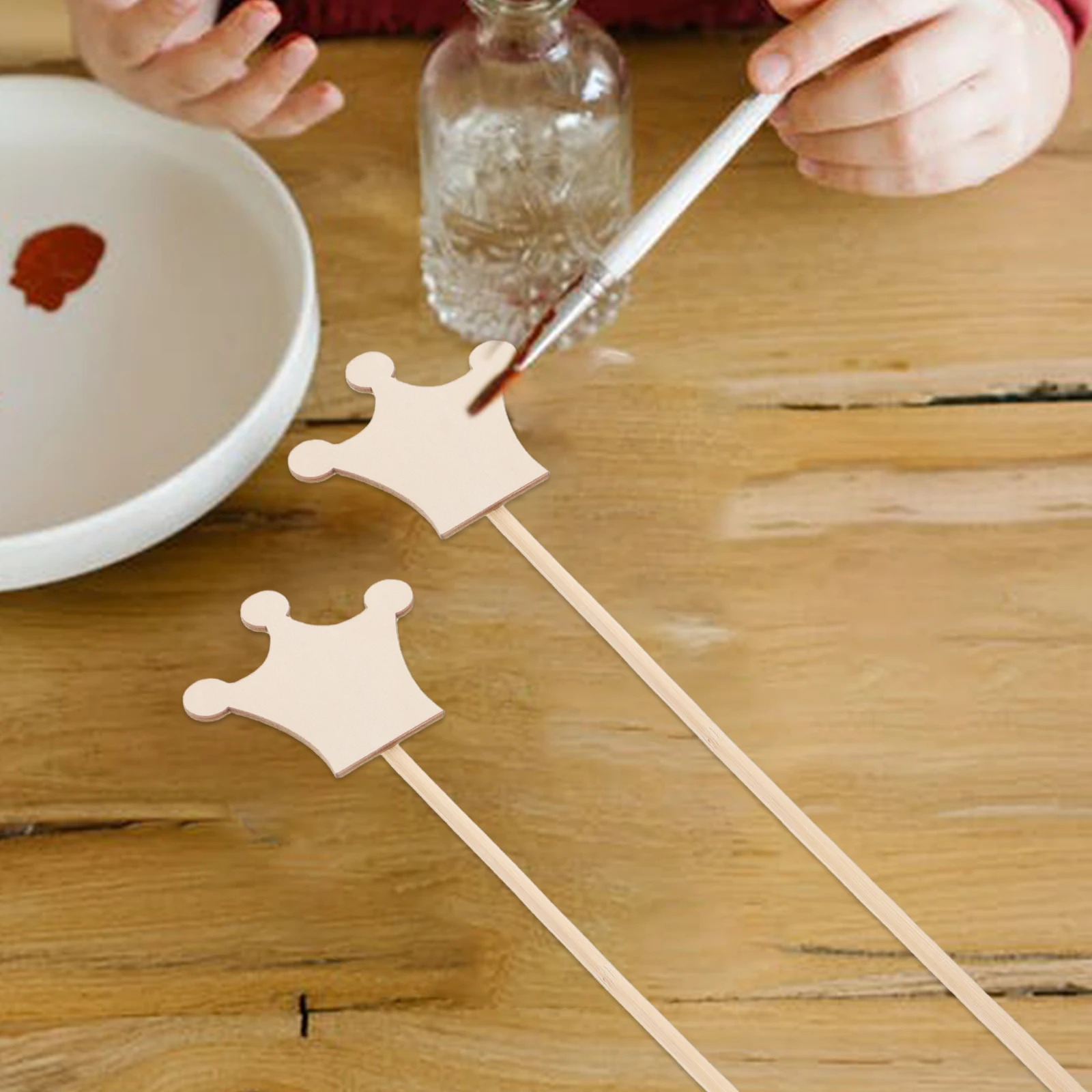 10 قطعة عصا الجنية الخشبية لتقوم بها بنفسك عدة الحرفية لم تنته الأميرة العصي حفلة عيد ميلاد الحسنات معالج الصولجانات للأطفال لتقوم بها بنفسك عدة الحرفية