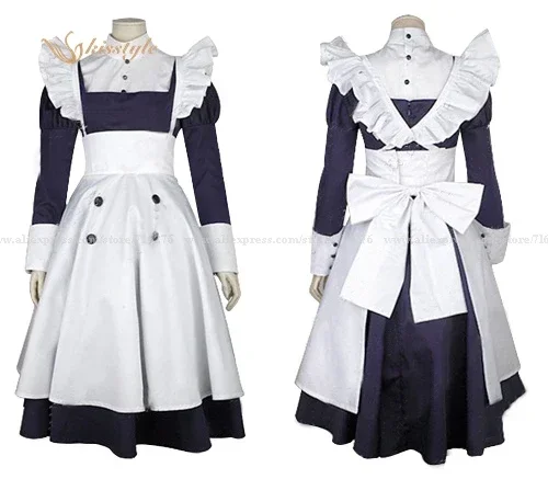 

Anime Black Butler Mey Rin Uniform Clothing Cosplay Costume Apron Dress, Any Size
