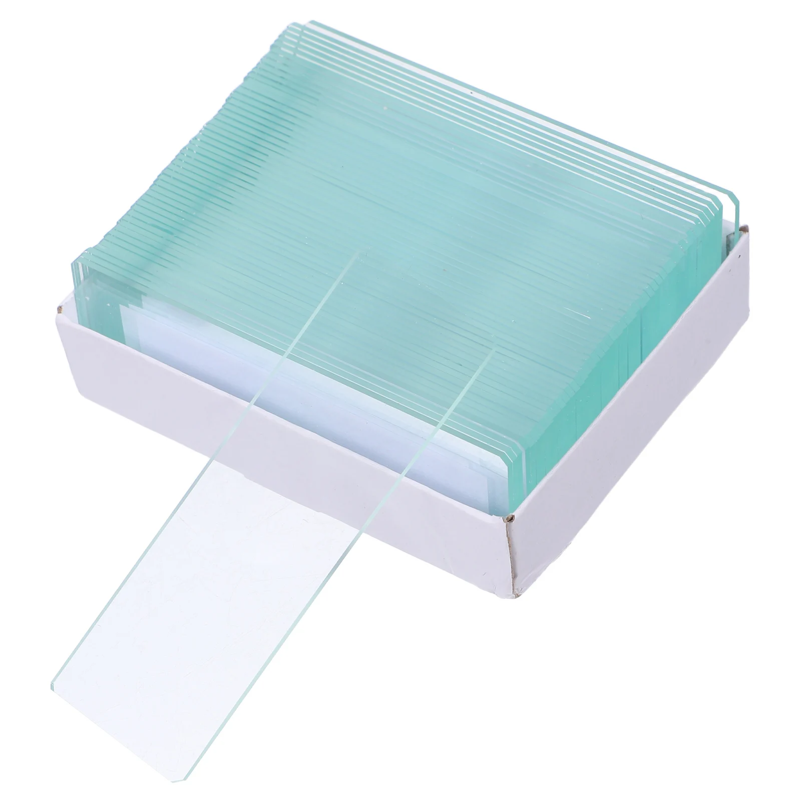 

50 pcs Glass Microscope Slides Single Concave Stable Sturdy Smooth Surface Lab Specimens Aquatic Specimens Protection
