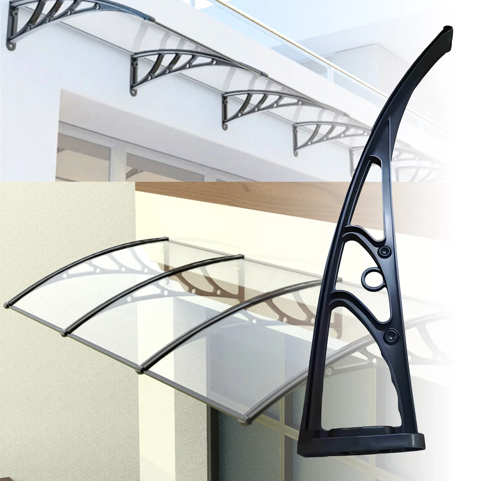 Sunshine Board Outdoor Canopy Bracket Durable PLastic Material Canopy Brackets Suitable For Store Entrance