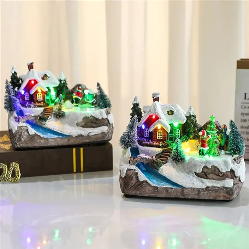 Lighted Christmas Tree With Music, Rotating For Xmas Tree Featuring 2Pc For Xmas Ornaments