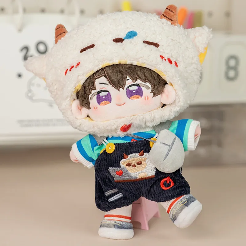 

Love and Deep Space 20cm Caleb Cotton Doll Peripheral Birthday Gift Cute Cartoon Companion Doll Decoration Zayne Sylus