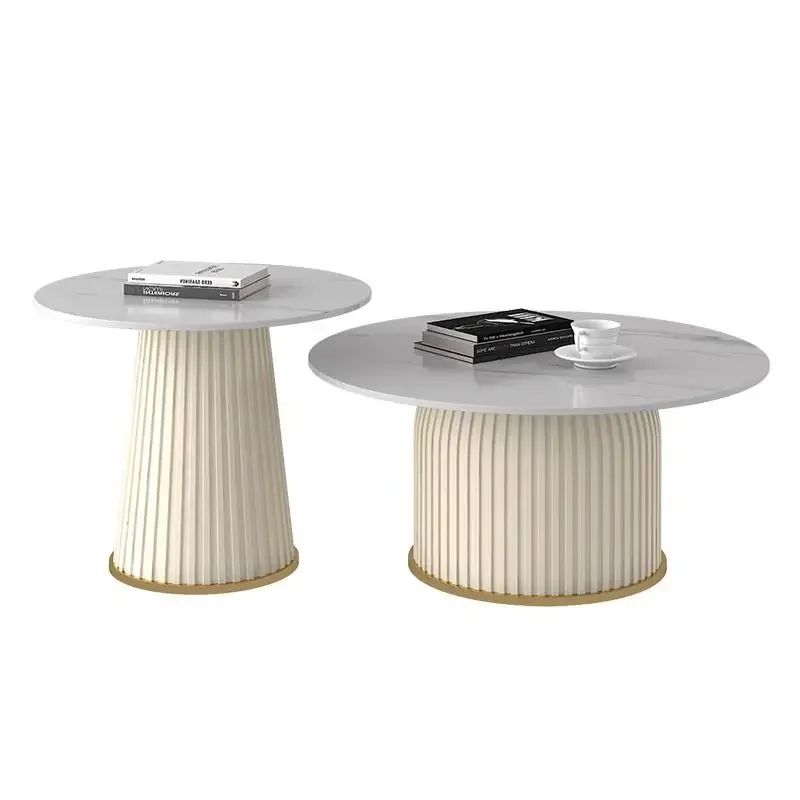 

Slate living room home coffee table combination, new light luxury, modern, small apartment, creative Internet celebrity