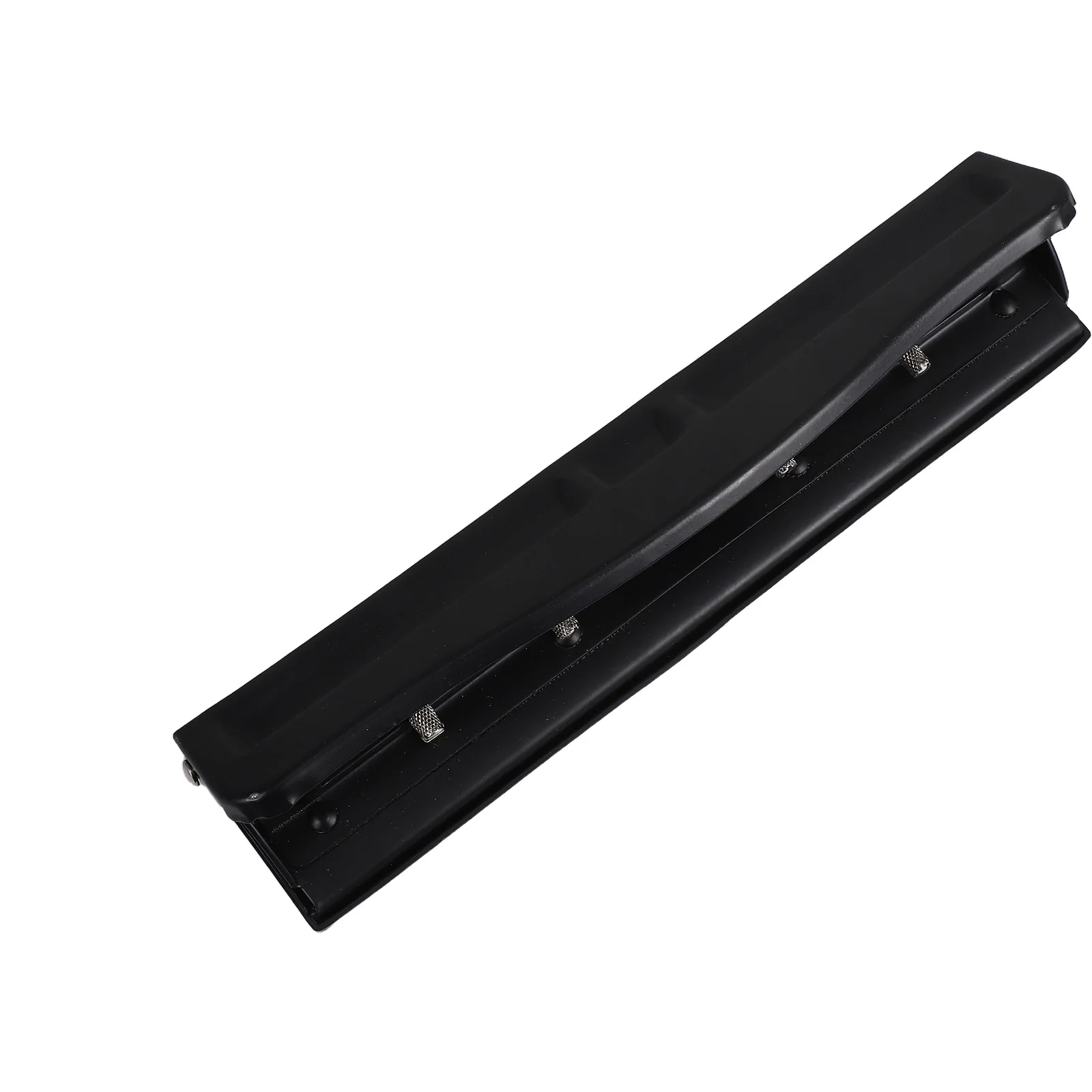 

Black 4 Hole Puncher Easy Empty Chip Catcher for Planner Inserts Cards Decorations Paper Craft Organization Tool