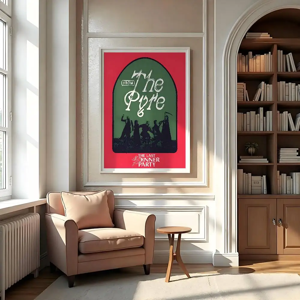 الفرقة حفلة العشاء الأخيرة من معرض ملصق بير يطبع ذاتية اللصق ديكور المنزل الديكور صور مطبوعة للحوائط غرفة المعيشة