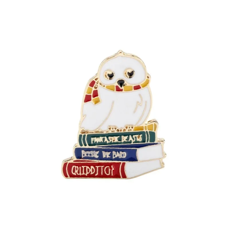 Accesorios de la Academia de Magia de Harry Potter: Reloj de arena convertidor de tiempo, insignia metálica decorada, regalo.
