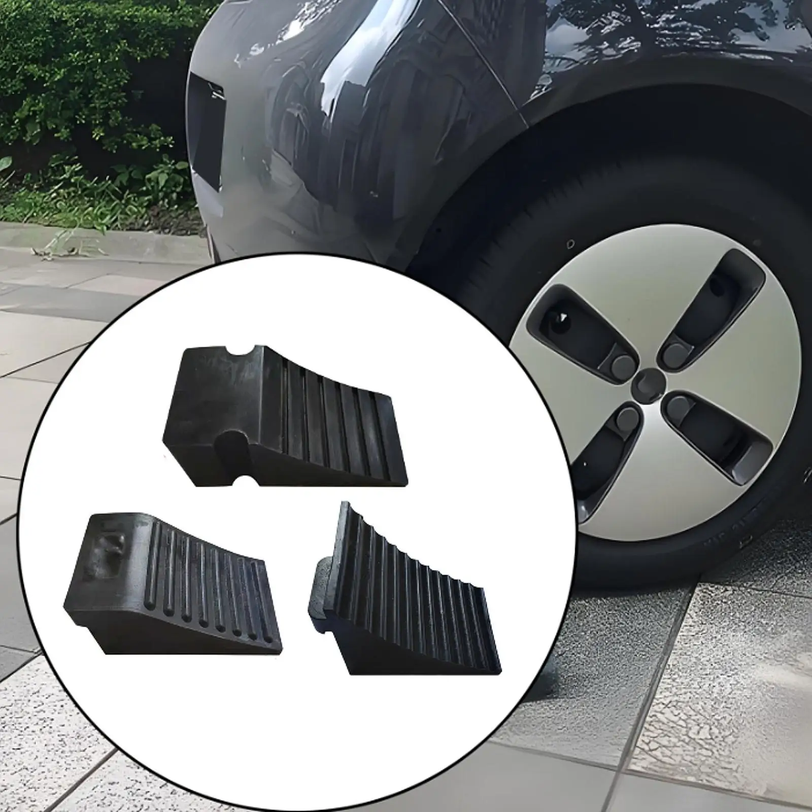 

Стопор для упора для колес автомобиля, грузовика, прочная нескользящая опора для шин для транспортных средств