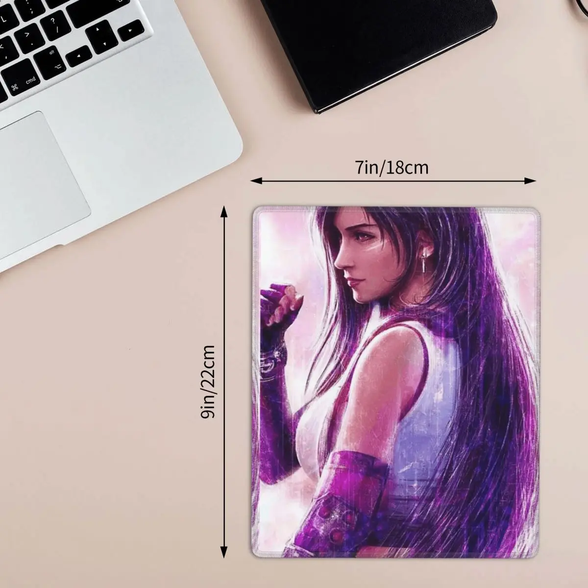 Tifa Lockhart-Final Fantasy 7 Ff7Remake Ffvii Final Mouse Pad Computer Keyboard Mouse Mat Gamer PC Laptop Desk Mat