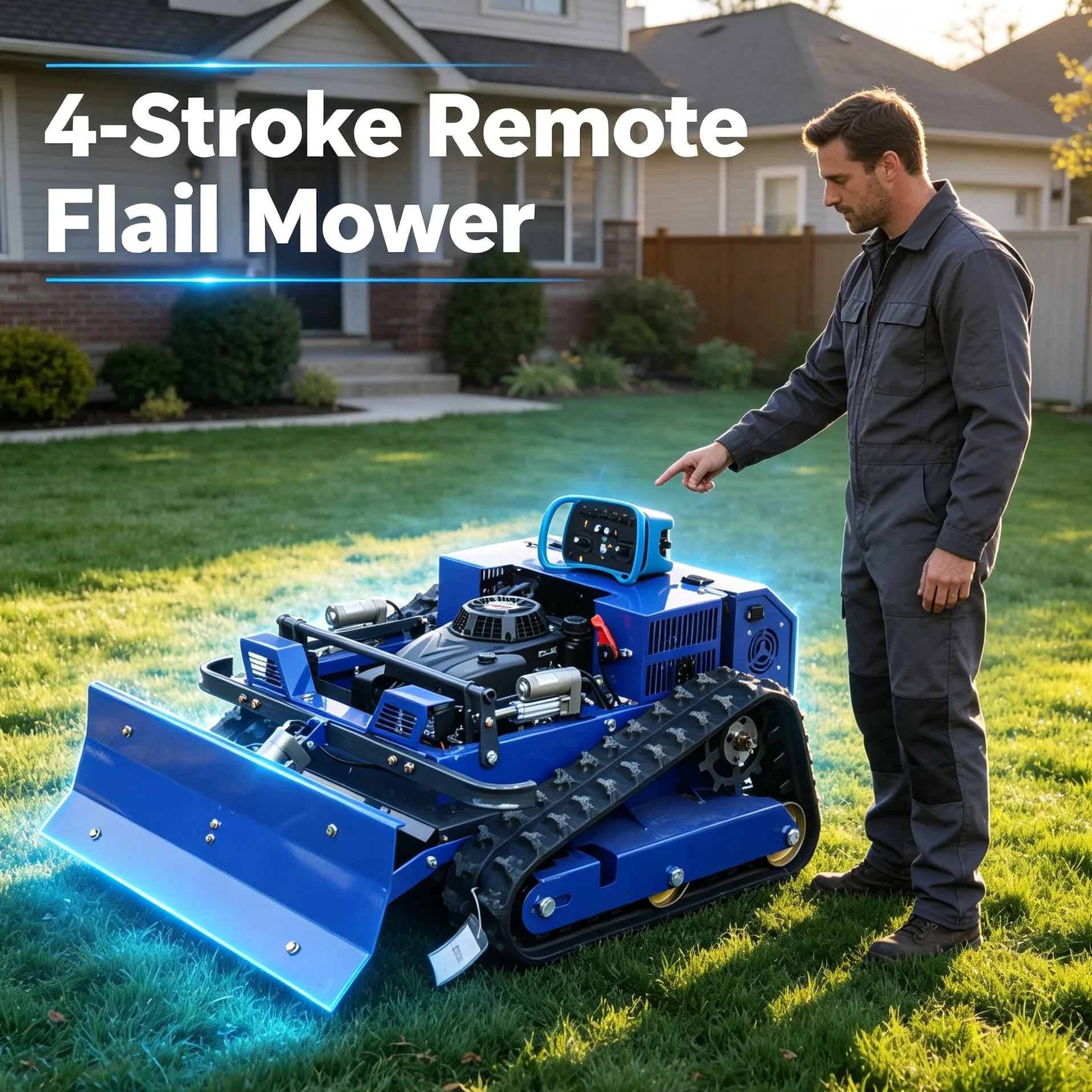 Customized Community Green Space cordless mower petrol mower Autonomous Lawn Mower, Smart Mapping Creates Precise Mowing Path