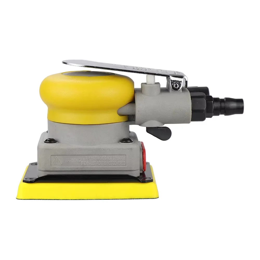 Industrial Square Air Sander - 75*100mm Pad, 5mm Orbital Diameter, for Car & Furniture Polishing