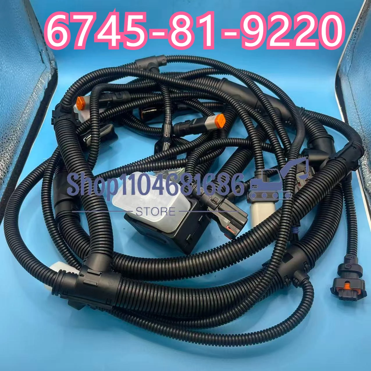 6745-81-9220 Engine Wiring Harness Excavator Parts 6D114 Fits For Komats-u PC300-7 EO PC350-7 EO