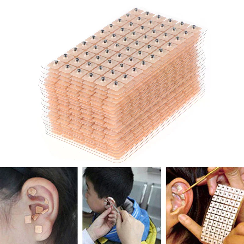 Ear Point Stickers Ear Pressure Stick Acupuncture Magnetic Beads Auricular Ear Stickers Massage Ear stickers