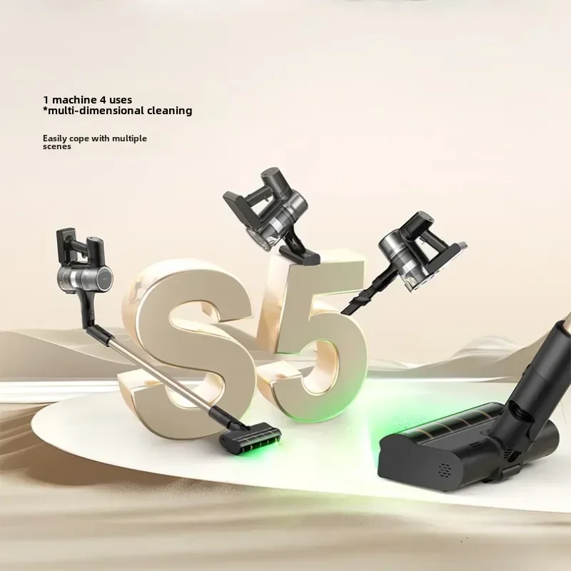 Original  【Blockbuster New Product】 MOVA Green Light Dust Display Wireless Vacuum Cleaner S5 Sense in Addition To Mites and Dus