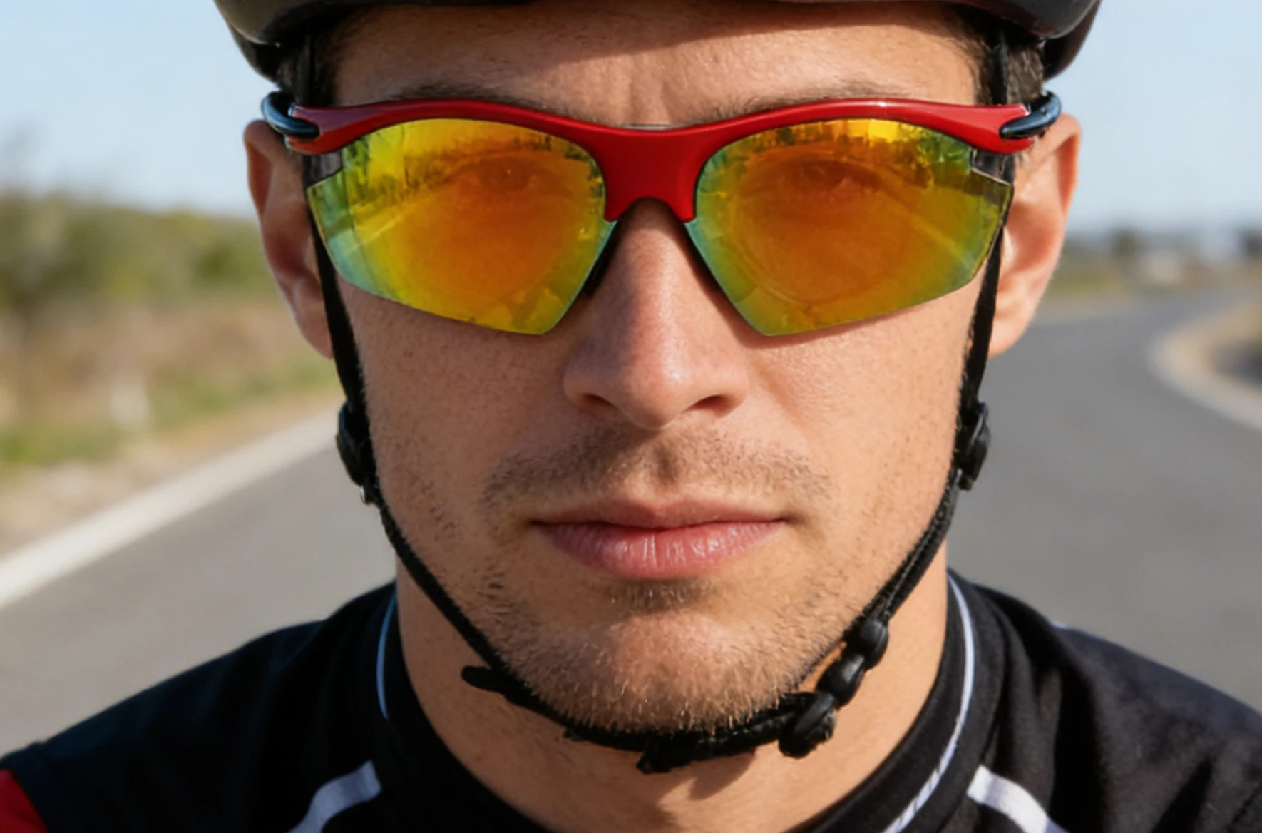 

Outdoor Sports Polarized Sunglasses - Windproof Cycling Goggles with Myopia Frame Compatible for Hiking & Fishing