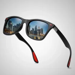 New Polarized Sunglasses for Men TR90 Fashion Luxury Designer Sunnies for Women Colorful Film Anti UV Outdoor Sun Eyeglass