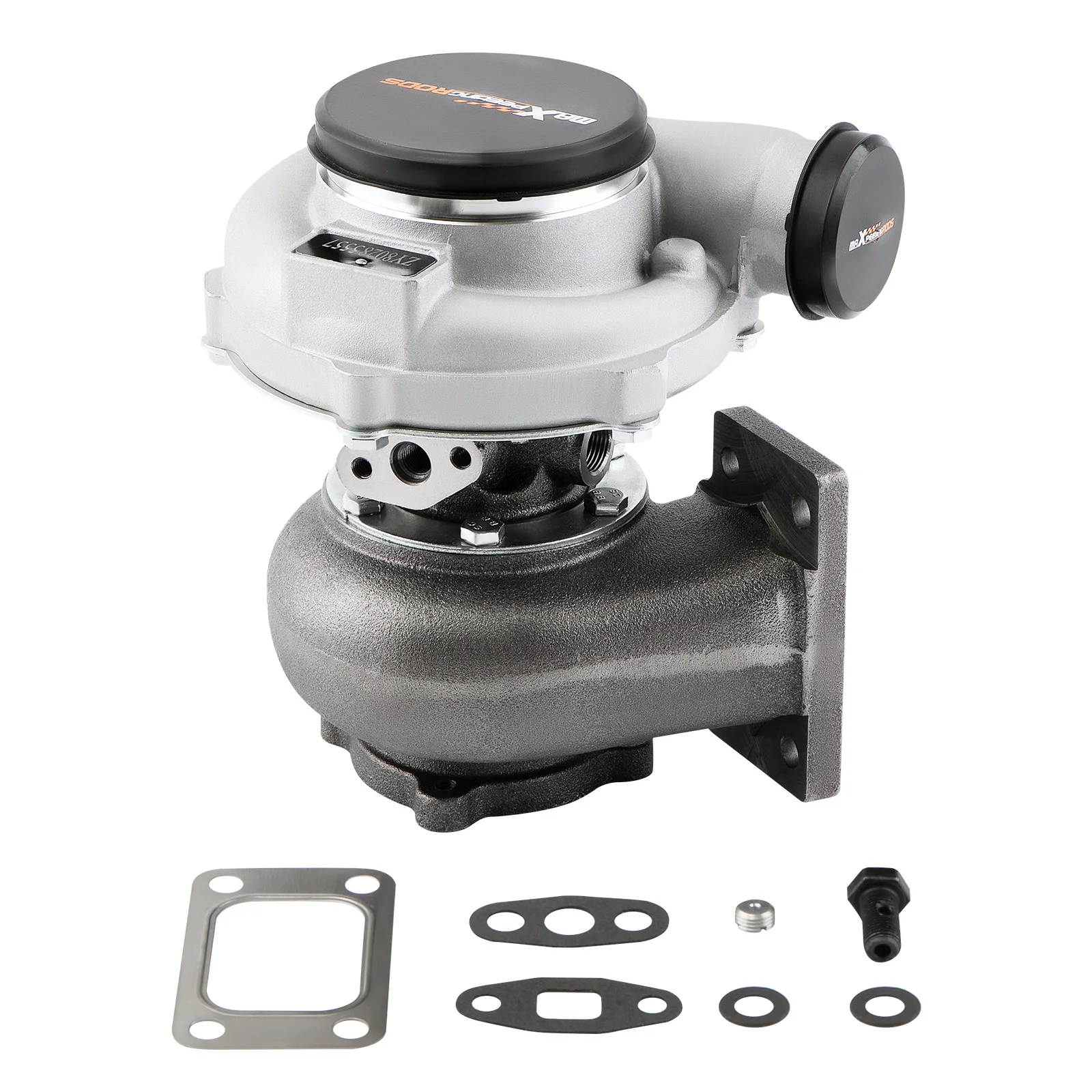 MaXpeedingrods Turbocharger GT3037 GT3076R T3 4-BOLT Flange 500+HPS .82 A/R .60 Turbo