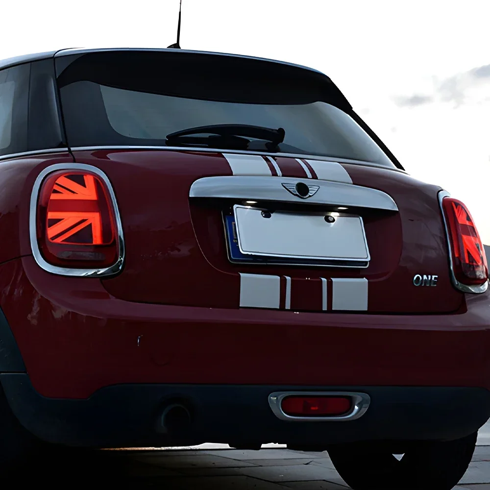 

Автомобильный задний фонарь в сборе для Mini Cooper F55 F56 F57, обновленный стиль национального флага 2014-2020, светодиодные динамические автомобильные задние фонари, аксессуары