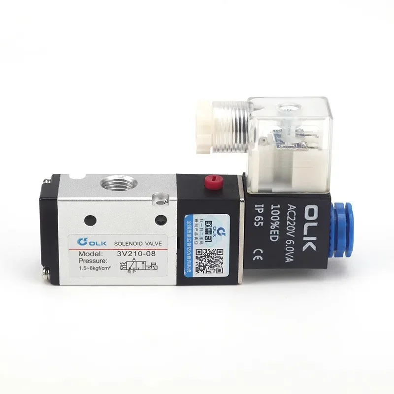 3V210-08NC 3V210-08-NO Two Position Three Normally Open And Normally Closed Pneumatic Solenoid Valve Air Valve