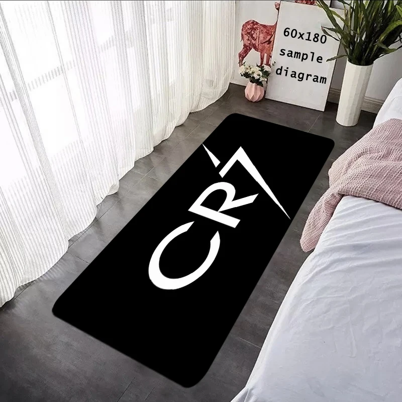 Foot Carpets CR7 Living Room Rug Cristiano Ronaldo Entrance Doormat Bathroom Floor Mat Carpet Anti Slip Home Kitchen Hallway