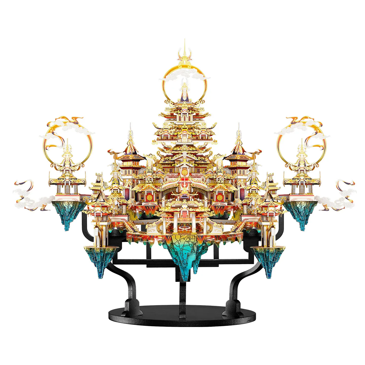 Lingxiao Palace National Style Architecture 3D Genus Puzzle Assembling Model