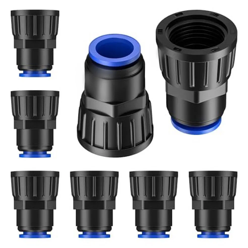 8pcs Drip Irrigation Tubing Faucet Adapter 3/4'' To 1/2'' Irrigation Hose Adapter 3/4 Inch Faucet Connector Garden Hose Adapter