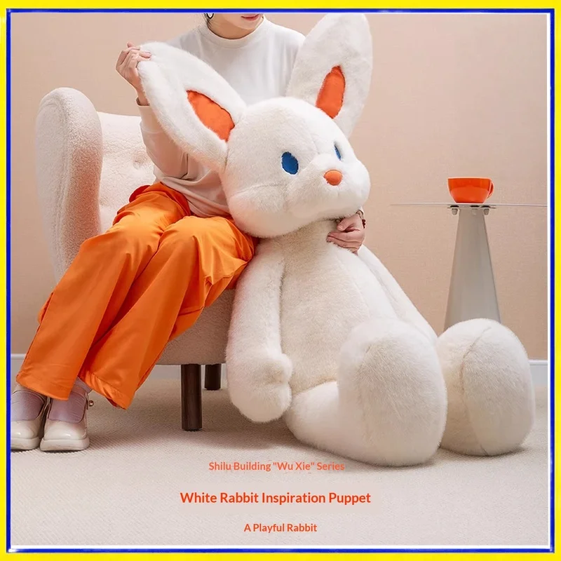 

Плюшевая игрушка Shilulou «Гигантский белый кролик»: милый, очень большой, мягкий и пушистый зайчик-подушка для обнимания, для детей и взрослых, для спальни и дивана