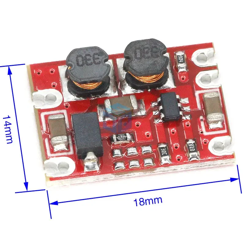 DC-DC Automatic Buck Boost Power Module Step Up and Down Board Input 3V-15V Output 3.3V/5V/4.2V/9V/12V PCB elettronico fai da te