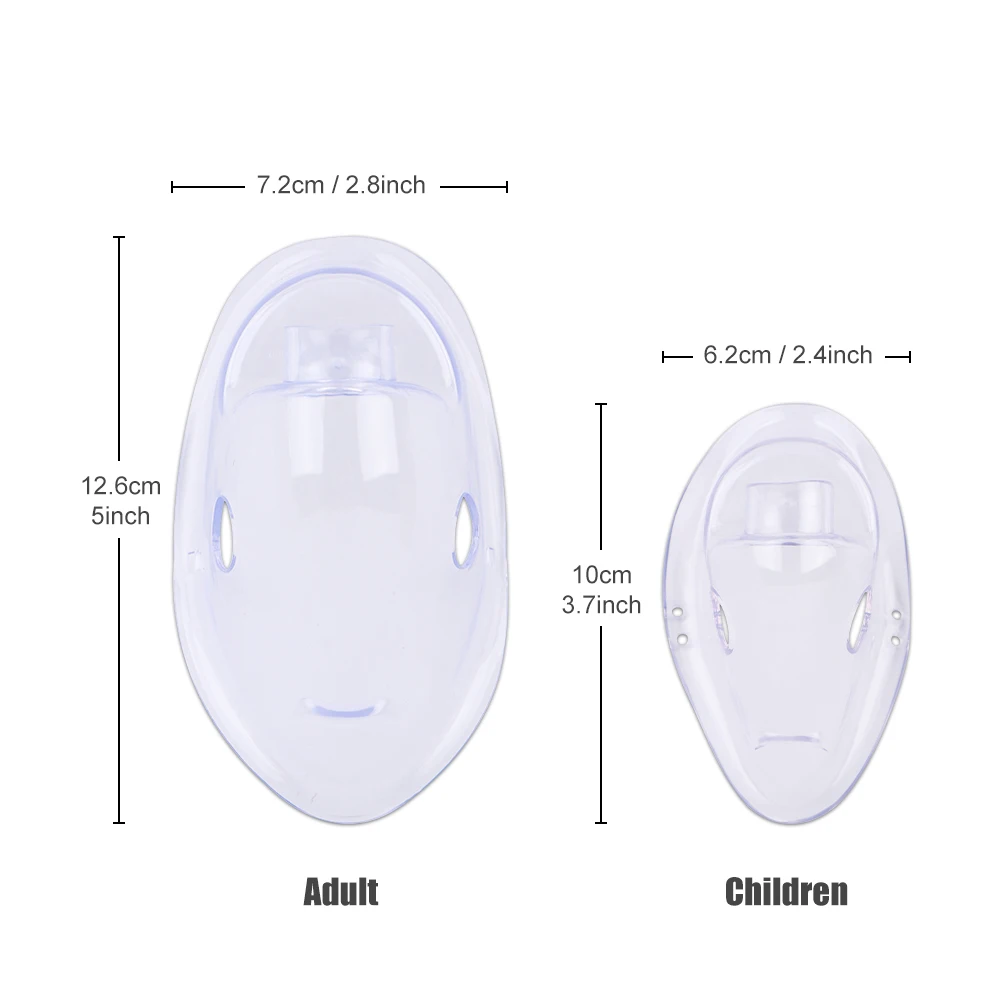 6ml 10ml Inhale Nebulizer Mask Silent Ultrasonic Inalador Nebulizador Children Adult Kids Inhaler Atomizer Medicine Atomized Cup