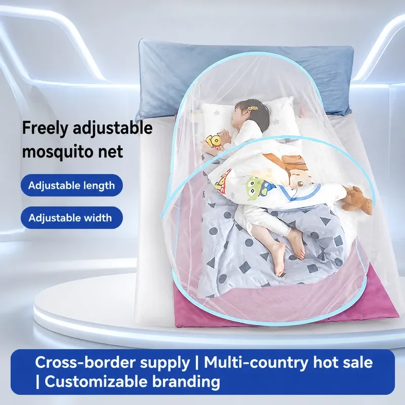 for Installation-free Portable Single Student Dormitory Mosquito Net Home Office Outdoor Camping Travel
