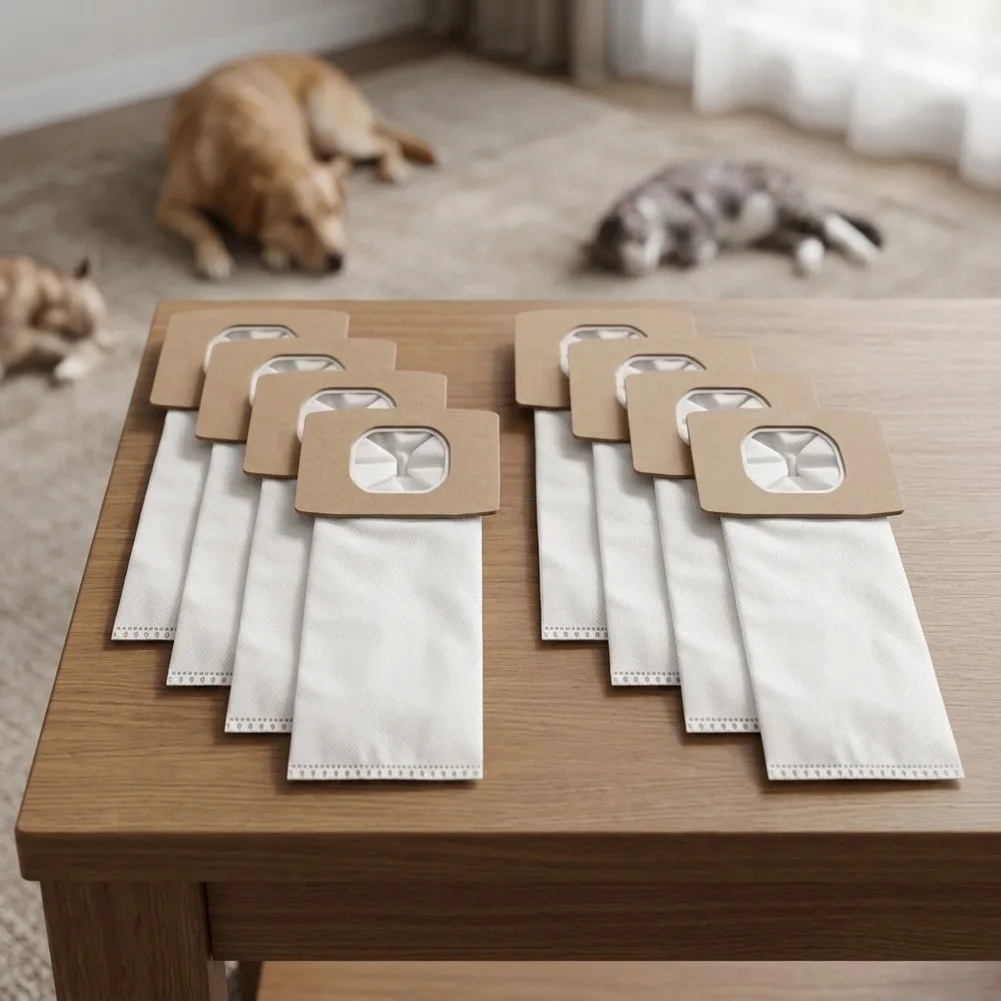 8 Replacement Dust Bags for Hoover Type I Canister For Vacuum Cleaner Non Woven Meltblown Filter Dust Containment Design
