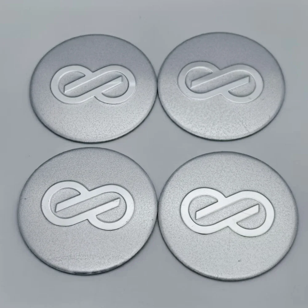 4 قطعة 45 مللي متر 56 مللي متر Enkei شارة شعار ملصقات السيارات اكسسوارات لسيارة عجلة مركز قبعات شعار عجلات حافة Hubcaps غطاء محور استبدال