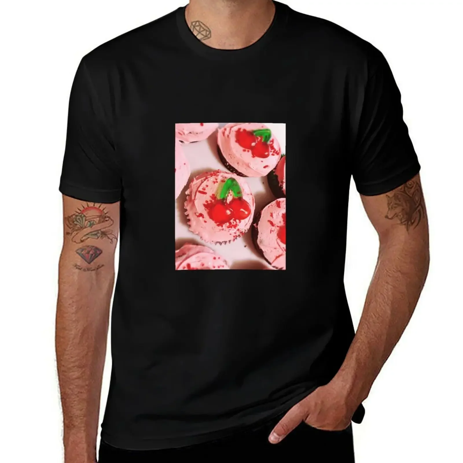 

Cherry cupcake T-Shirt funny meme t-shirts graphic t shirts man t shirt oversized t shirts for men