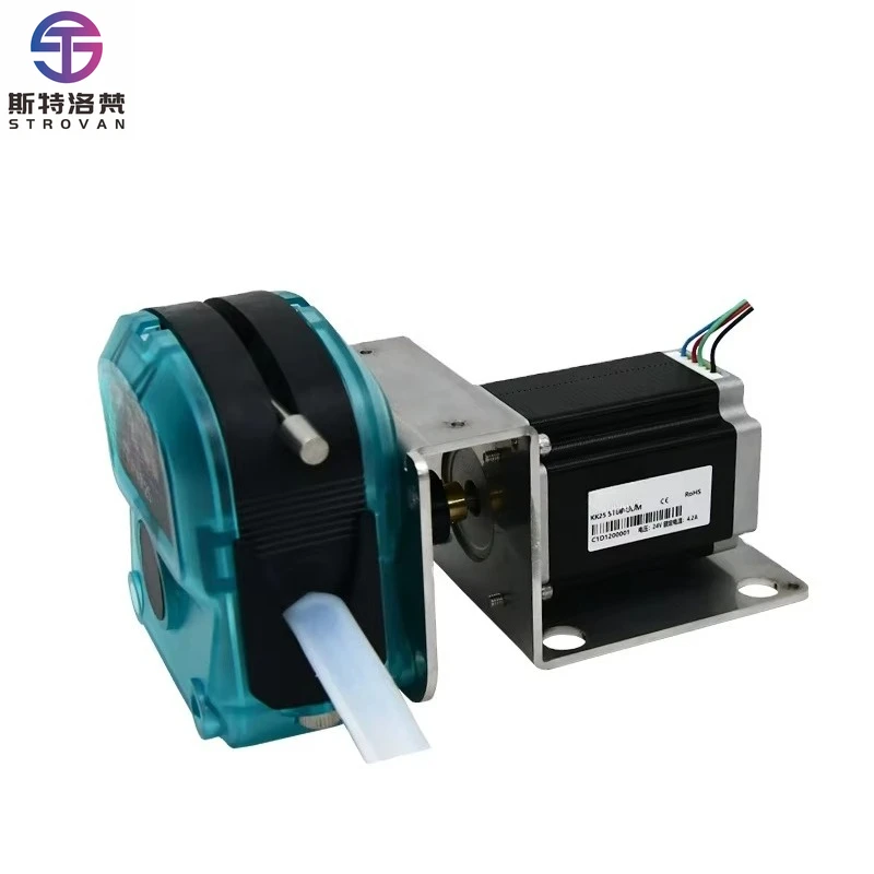 

KK25-ODM 3700 мл/мин, 24 В, микросамовсасывающий небольшой шаговый двигатель, циркуляционный перистальтический насос для напитков