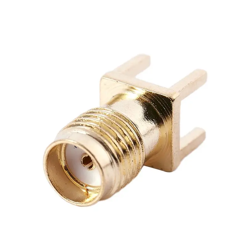 AB47-20X SMA Female Jack Solder PCB Mount Straight RF Connector Gold