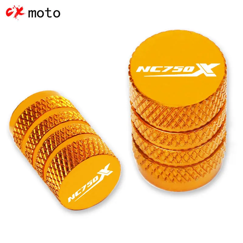 Com logotipo nc750x para honda nc 750x nc750 x dct 2014-2021 cnc acessórios da motocicleta tampas da válvula do pneu da roda porta de ar capa da