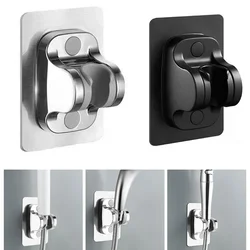 Self-adhesive Shower Head Holder Adjustable Punch Bathroom Bidet Shower Head Stand Bracket Wall Mounted Kitchen Accessories