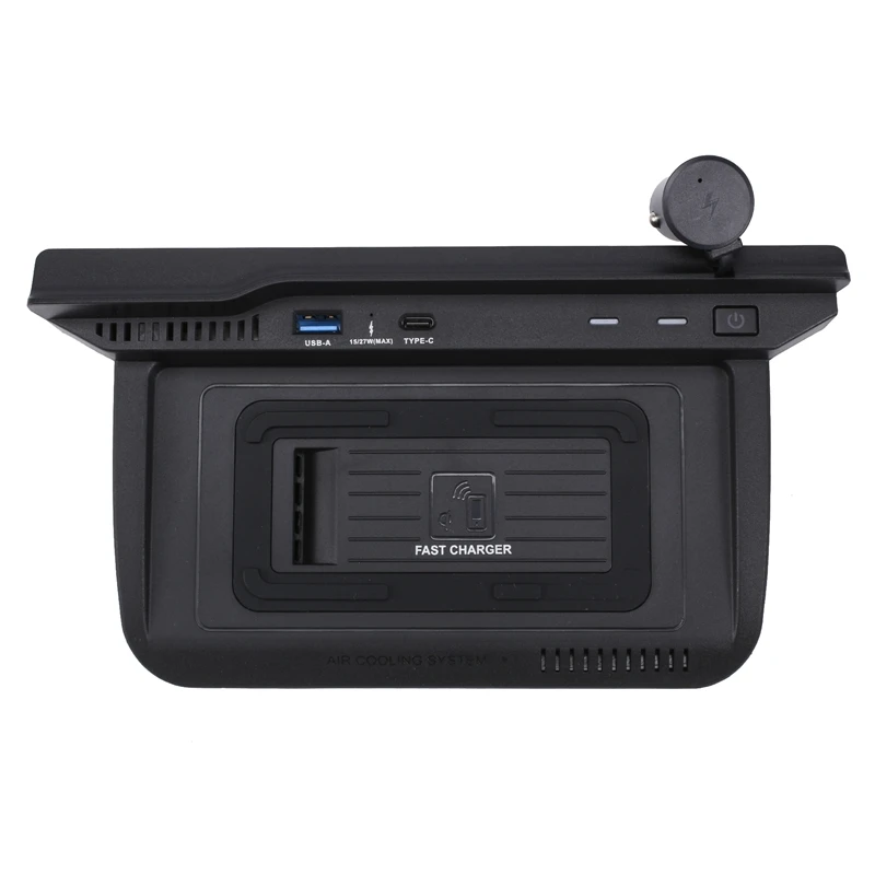 

NEW-15W беспроводное автомобильное зарядное устройство для быстрой зарядки Qi, беспроводное зарядное устройство для телефона, зарядная площадка для Nissan X-Trail T32 2022 2023