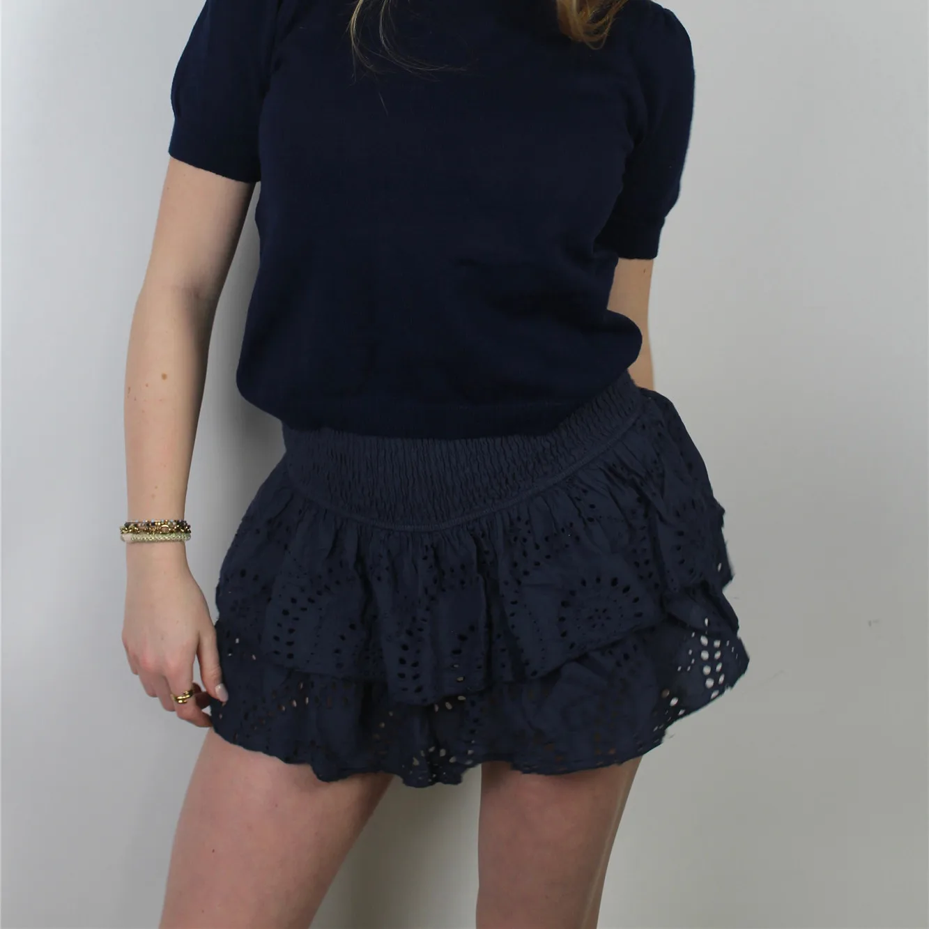 Womens Ruffle Mini Skirts A Line Pleated Short Skirts Boho Beach Mini Skirt Cute Skirts for Teen Girls