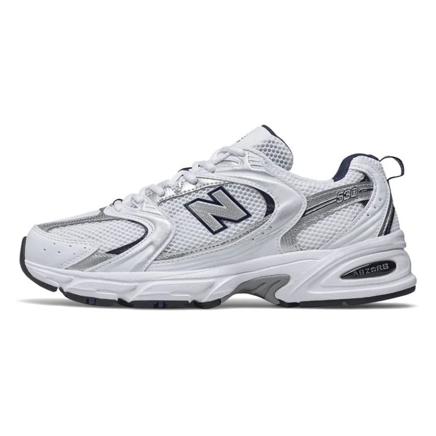 New Balance 530 White Silver Navy Casual  ClassicOutdoor Sports Trainers Belance Sneakers Womens Mens Running Shoes