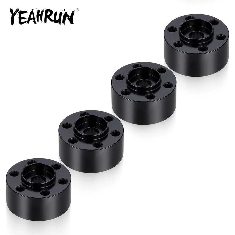 YEAHRUN  1Set Aluminum Alloy 15mm Wheel Hex Adapters for 1/10 RC Car 1.9inch 2.2inch Wheel Rims Upgrade Parts Accessories