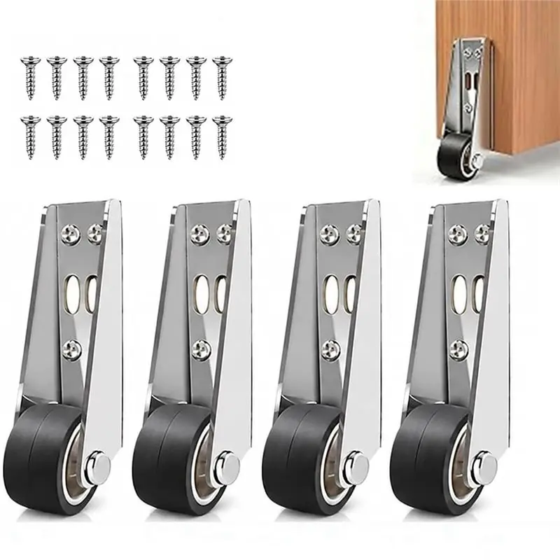 ABKP-Replacement,Rolling Swivel Casters For Barn Sliding Door, Gate Vertical Track Roller Wheel Cabinet Drawer