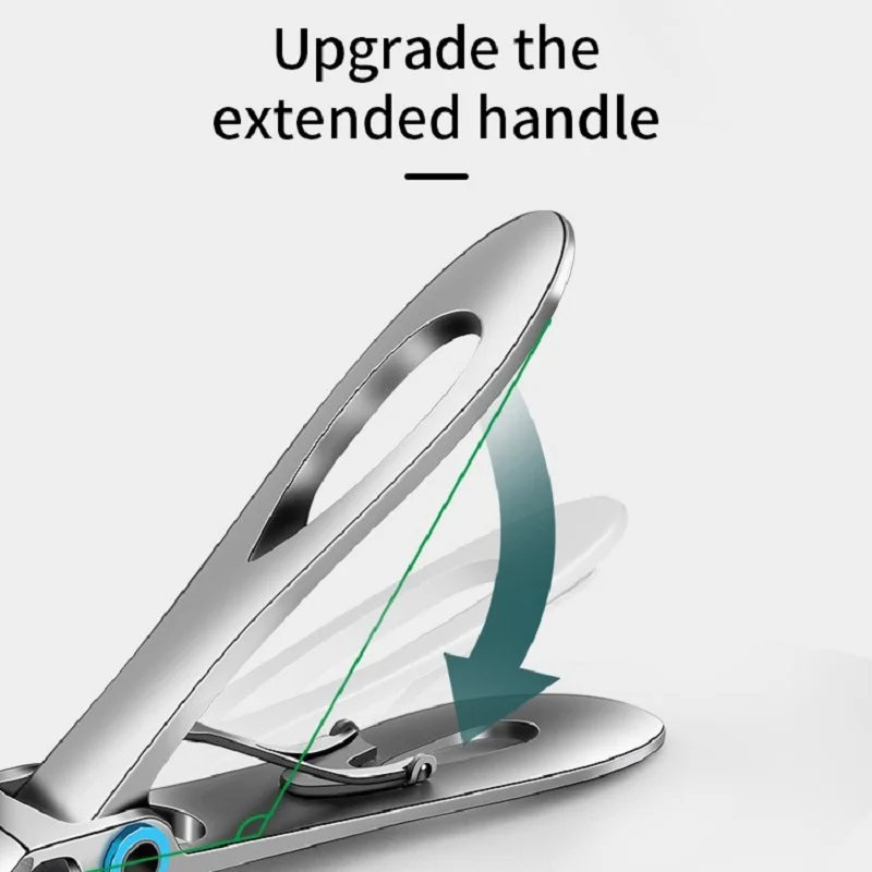 Professional Nail Cutter Stainless Steel Nail Clippers Toenail Fingernail Manicure Trimmer Toenail Clippers for Thick Nails