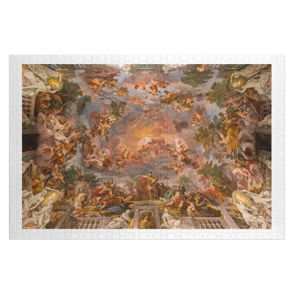 Painted ceiling fresco in Galleria Borghese in Rome, Italy Jigsaw Puzzle Jigsaw Pieces Adults Puzzle