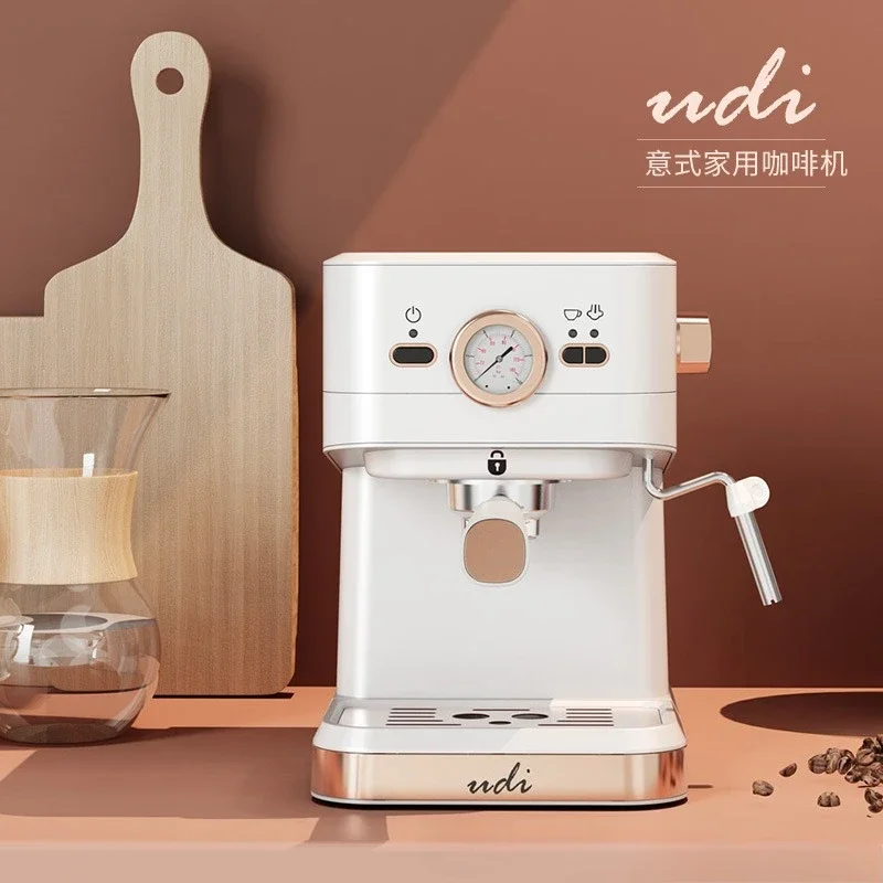 Máquina doméstica pequena automática multifuncional, extração de alta pressão, máquina italiana de espuma de leite concentrado
