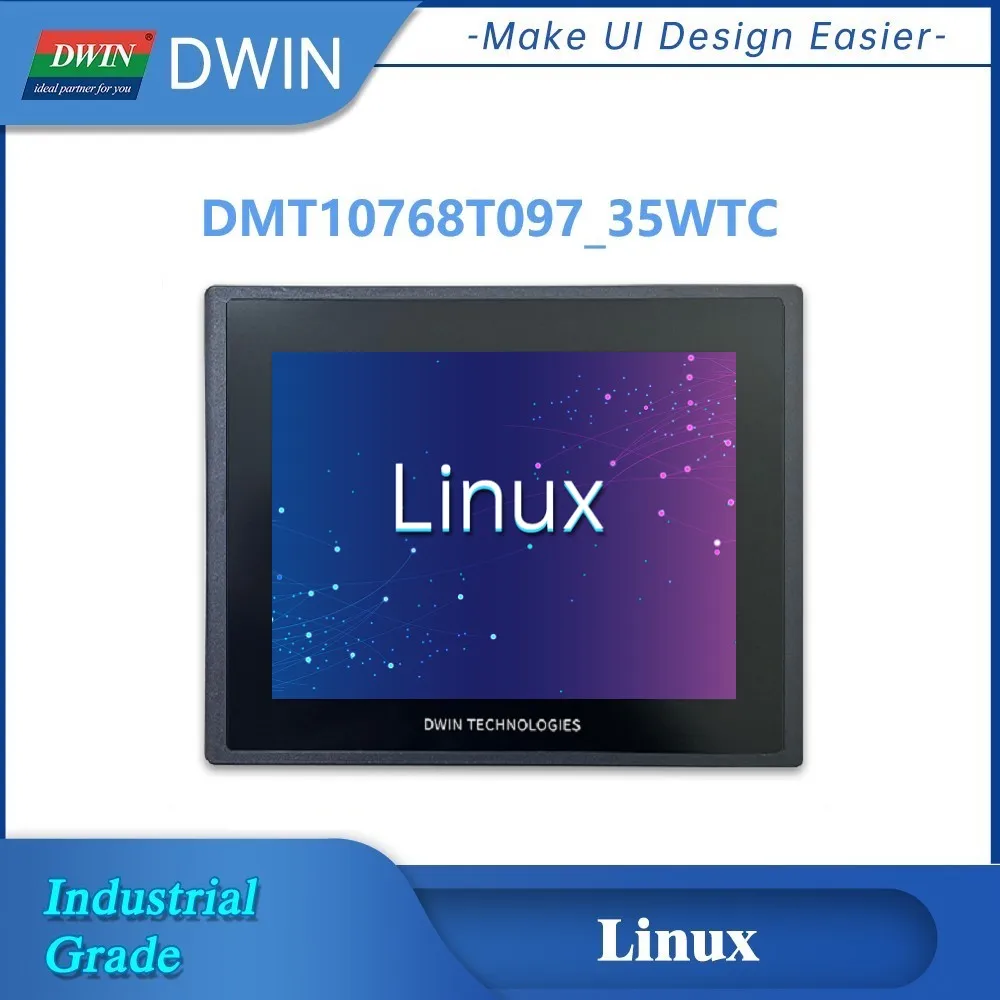 

DWIN QT Development Linux Display 9.7inch 1024*768 TN Process TFT LCD Capacitive Touch Screen Panel