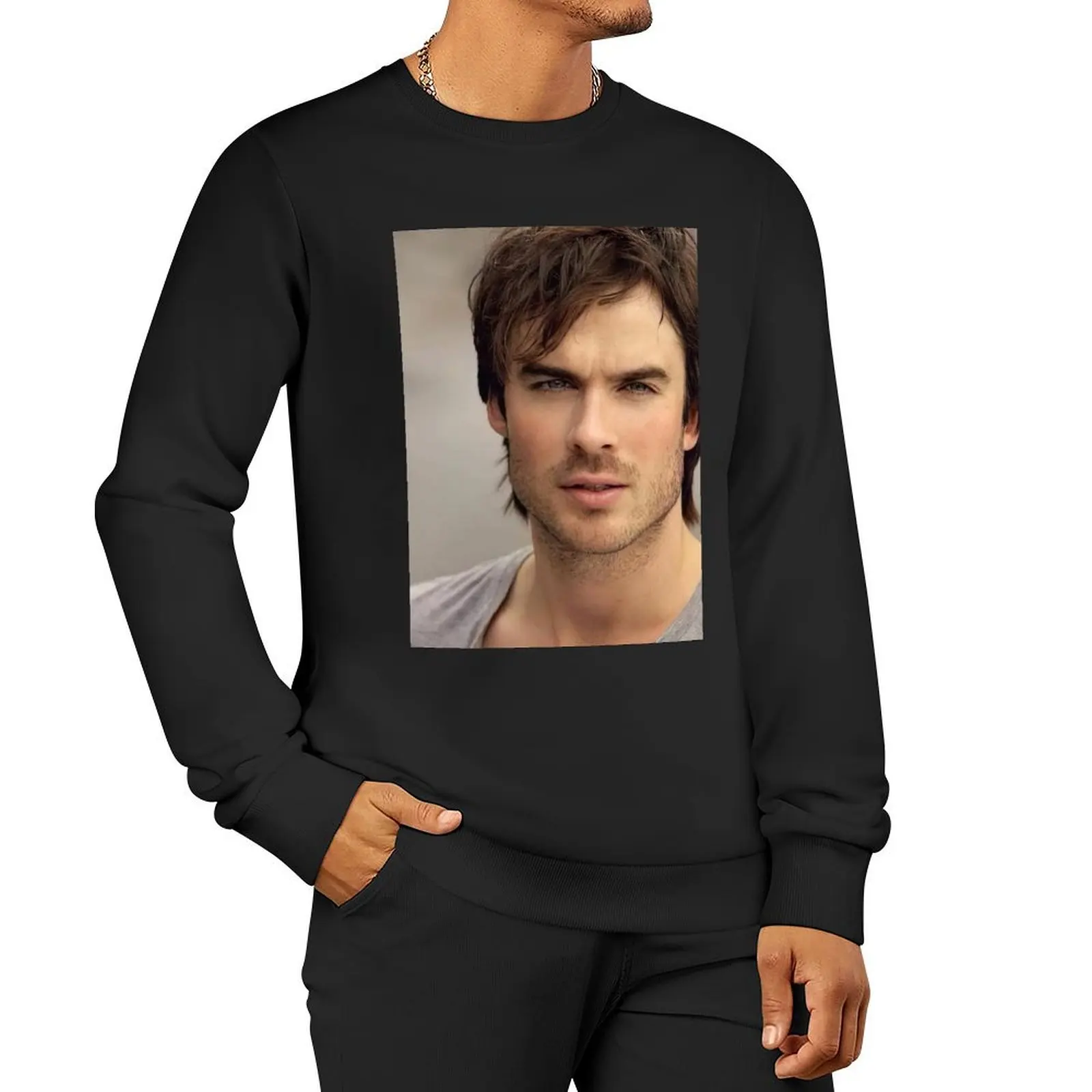 

Ian Somerhalder Pullover Hoodie anime clothes korean autumn clothes autumn jacket men new hoodies and sweatshirts