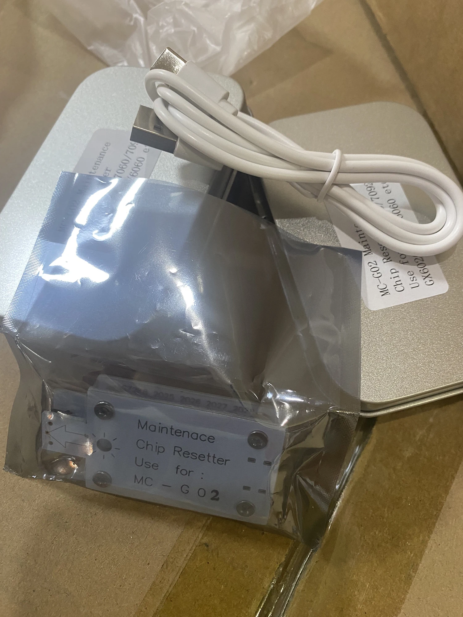 

MC-G02 Устройство сброса чипа обслуживания для Canon G1220 G2260 G3260 G2160 G3160 G3360 G1520 G2520 G2560 G3520 G3560 G1920 G2920 G2960